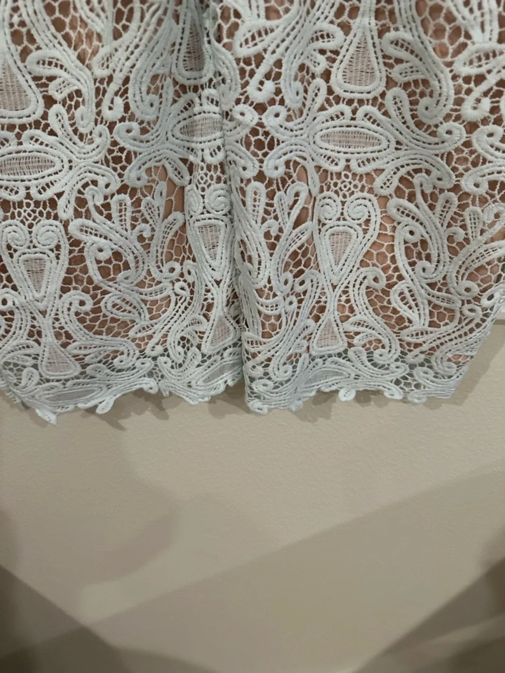 Lulus Lace Sheath Cocktail Dress in Light Blue / Turqoise Size S NWT - Picture 8 of 15